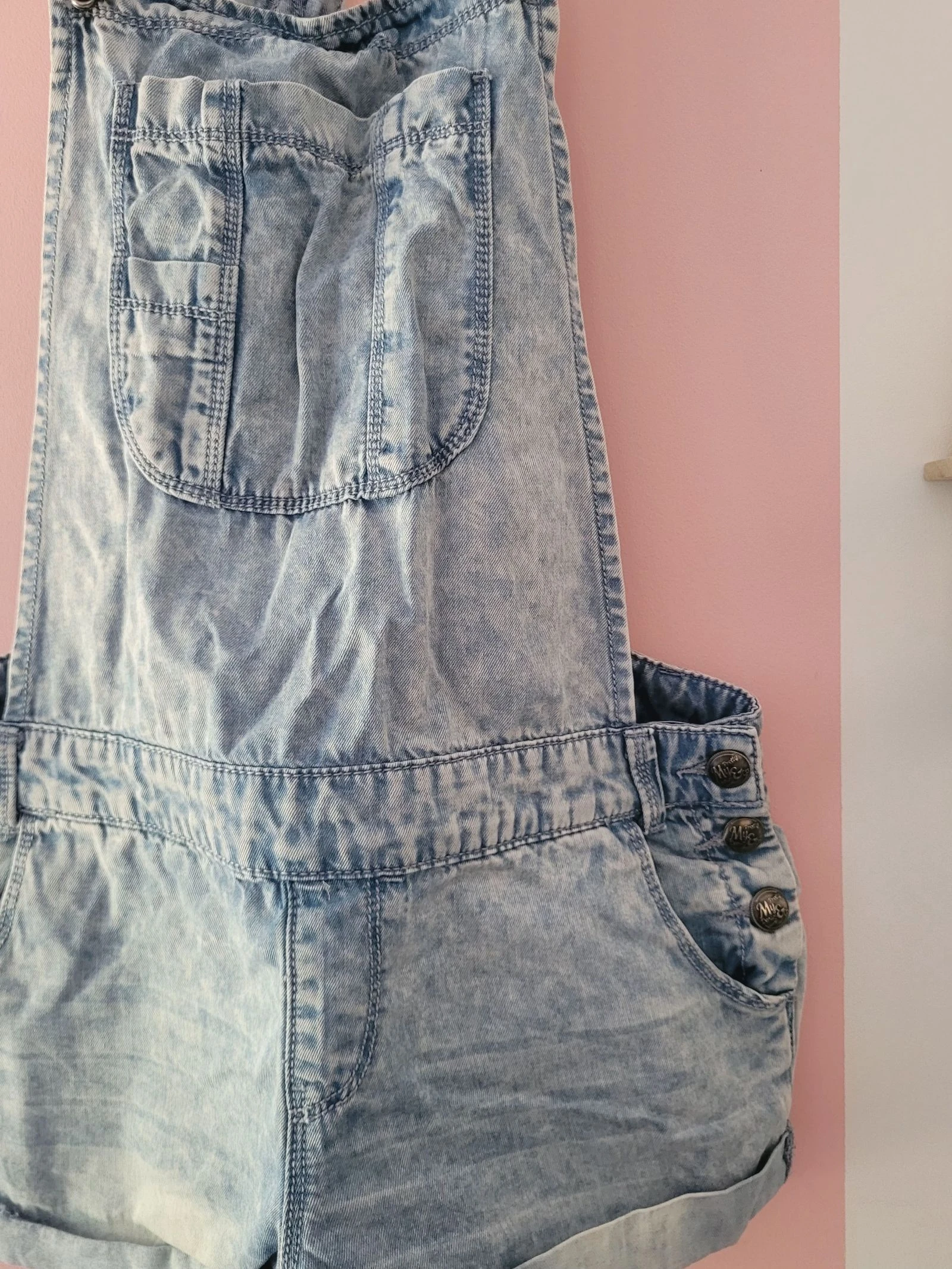 Monoshort de mezclilla talla 36 – photo 2